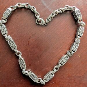Ultra Rare Gucci Sterling Silver Necklace